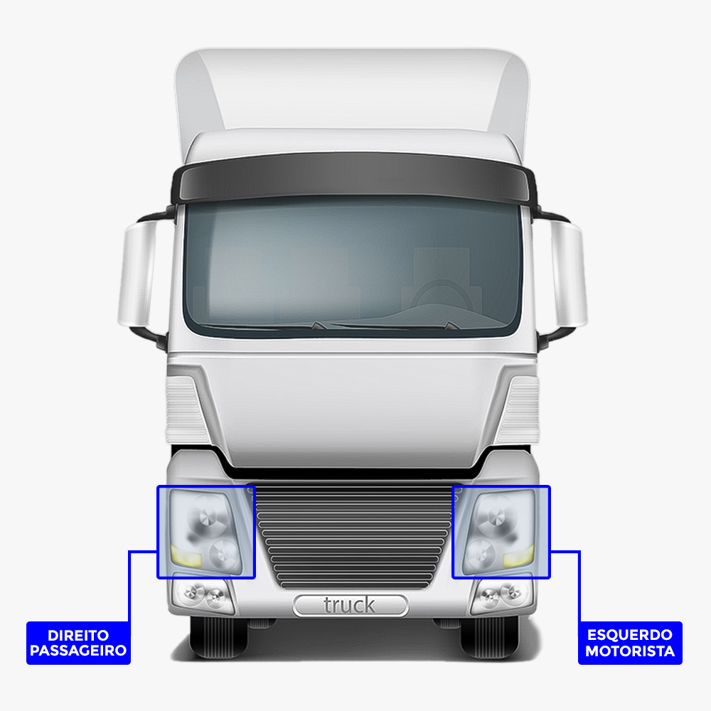 Extensao Porta Caminhão DAF XF 105 Lado Direito - 1295620
